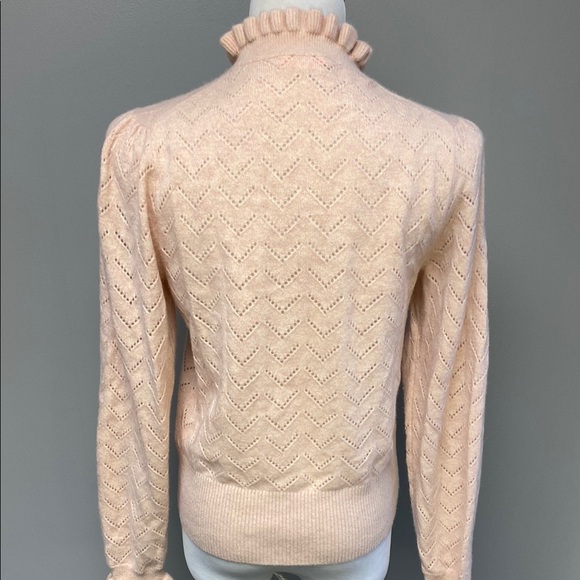 J. Crew Pink Cowl Neck Sweater in 100% Cashmere - Picture 6 of 7